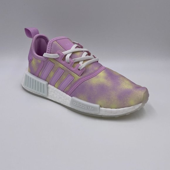 adidas NMD R1 Pink / Lilac / White Womens Shoes - Picture 7 of 8